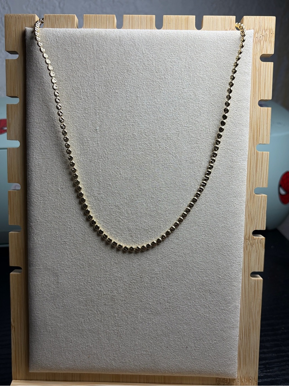 Classic Gold Bead Chain Necklace - Women Jewelry